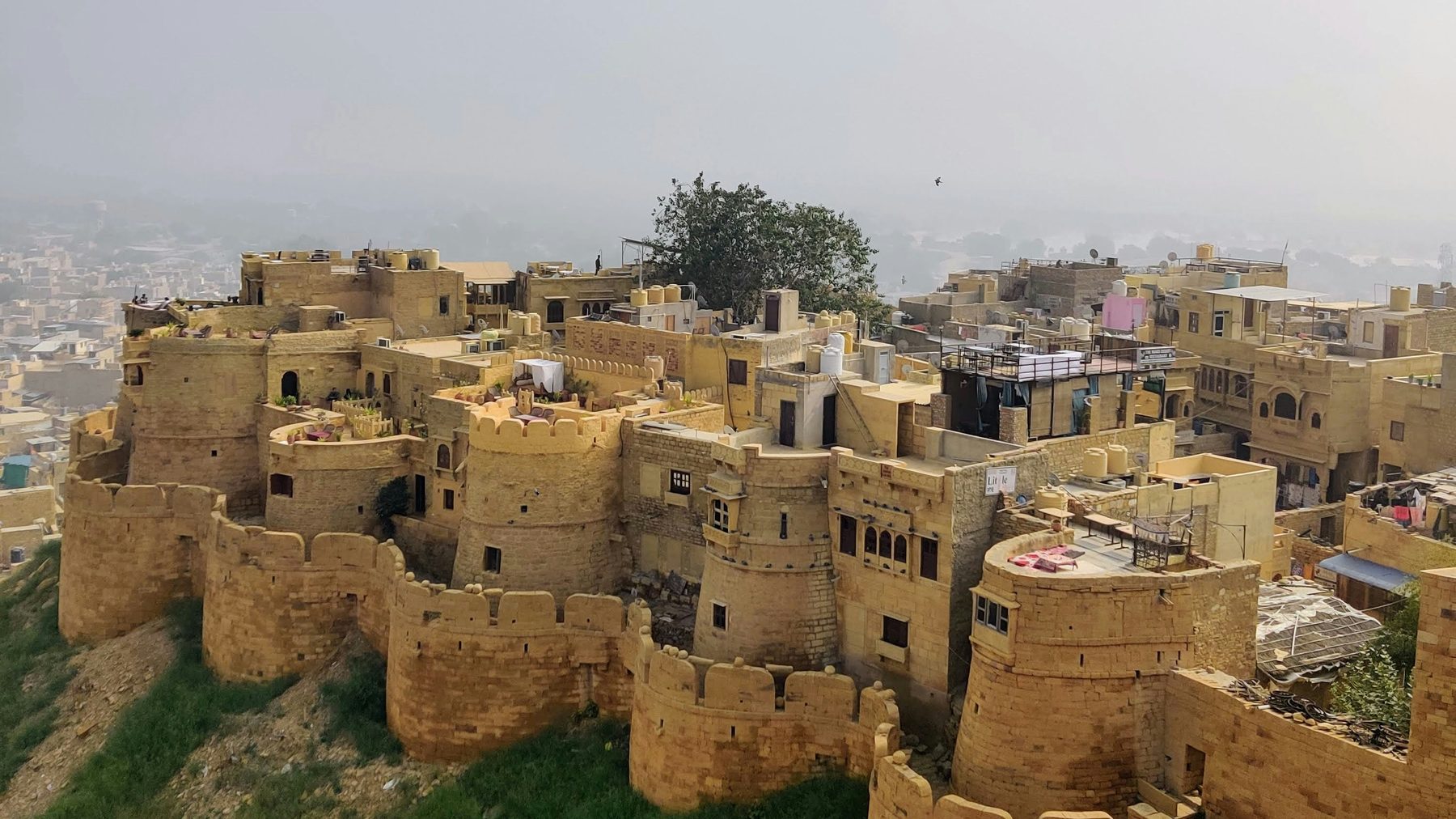 Rooftops of the living fort